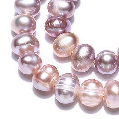 Natural Cultured Freshwater Pearl Beads Strands&nbsp;PEAR-N013-06T