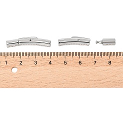 変色しにくい316サージカルステンレススチール製バヨネット留め具  コラム  ステンレス鋼色  30x6mm  穴：3mm&nbsp;X-STAS-I013-3mm