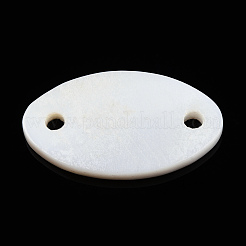 Natural Freshwater Shell Connector Charms&nbsp;SHEL-N026-214A-A01