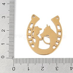 304 Stainless Steel Pendants&nbsp;STAS-L279-025G