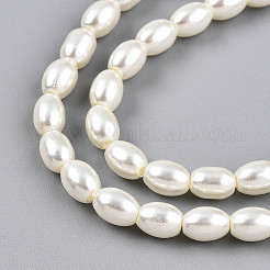 Baking Paint Pearlized Glass Pearl Bead Strands&nbsp;HY-T002-01C-02