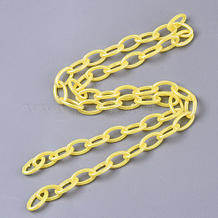 Acrylic Opaque Cable Chains&nbsp;X-PACR-N009-001K