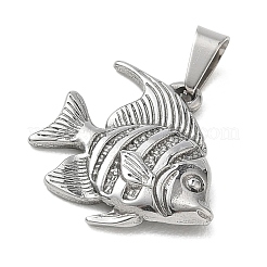 304 Stainless Steel Pendants&nbsp;STAS-B141-03F-P