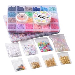 DIY Heishi Bracelet Necklace Making Kit&nbsp;DIY-YW0006-75