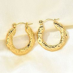 304 Stainless Steel Hoop Earrings for Women&nbsp;EJEW-L296-069G