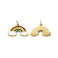 316 Surgical Stainless Steel Enamel Charms&nbsp;STAS-S116-403G