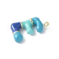 Brass Enamel Pendants&nbsp;KK-E093-03G-E-02