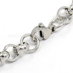 Tarnish Resistant Fashionable 304 Stainless Steel Cable Chain Bracelets&nbsp;STAS-A028-B085P