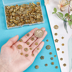 360Pcs 12 Styles Alloy Bead Caps Sets&nbsp;FIND-ME0001-40