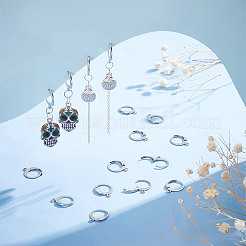 100Pcs 304 Stainless Steel Leverback Earring Findings&nbsp;STAS-AR0002-37A