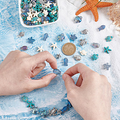 DIY Tortoise Starfish Fidh Beads Findings Kits&nbsp;DIY-NB0013-90