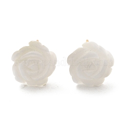 Brass Cat Eye Stud Earrings&nbsp;EJEW-B133-01G-03