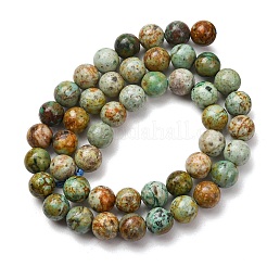 Natural Peruvian Turquoise(Jasper) Beads Strands&nbsp;G-T150-A01-8mm