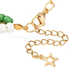 Christmas Alloy Enamel Charm Bracelets&nbsp;BJEW-JB12482-02