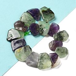 Natural Prehnite & Amethyst Beads Strands&nbsp;G-P528-K08-01