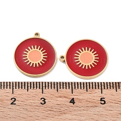 Ion Plating(IP) 304 Stainless Steel Pendants&nbsp;STAS-P339-07G-01