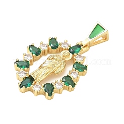 Religion Brass Pave Cubic Zirconia Pendants&nbsp;CU-CBA83A6-01A-G02