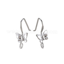 Brass Earring Hooks&nbsp;KK-S356-658P-NF