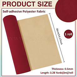 Self-adhesive Polyester Fabric&nbsp;DIY-WH0671-233A