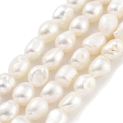 Natural Cultured Freshwater Pearl Beads Strands&nbsp;PEAR-P062-24B