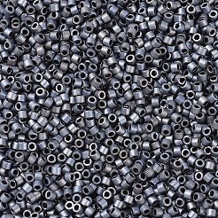 MIYUKIデリカビーズ  シリンダー  日本製シードビーズ  11/0  （db0307)マットメタリックシルバーグレー  1.3x1.6mm  穴：0.8mm  約10000個/袋  50 G /袋&nbsp;SEED-X0054-DB0307