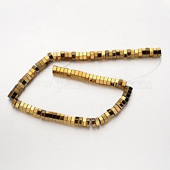 Electroplate Non-magnetic Synthetic Hematite Bead Strands&nbsp;G-F300-15-03