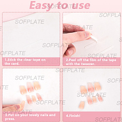 9Pcs Plastic Fake Nail Tips Storage Box&nbsp;CON-SP0001-15B