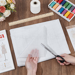 5cm方眼不織布テープ粘着剤  ホワイト  1800x1200x0.2mm&nbsp;DIY-WH0816-188B