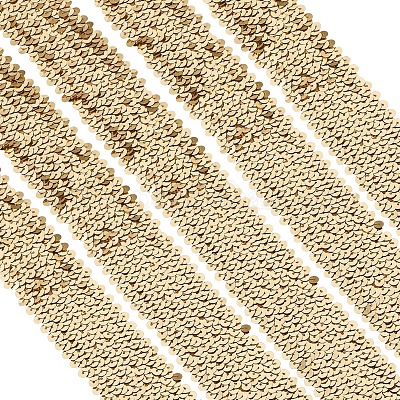 Plastic Paillette Elastic Trim&nbsp;PVC-PH0001-09-1