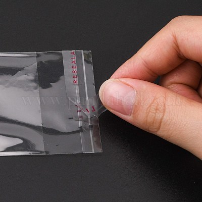 セロハンのOPP袋  長方形  透明  10x5cm  片側の厚さ：0.0035cm  インナー対策：5.5x5のCM&nbsp;OPC-R010-10x5cm-1
