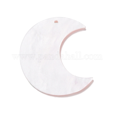アクリルパーツ  3dプリント  月模様  34.5x28.5x2.5mm  穴：1.5mm&nbsp;FIND-I024-03A-1