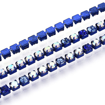 Iron Rhinestone Cup Chains&nbsp;CH-T007-02A-03-1