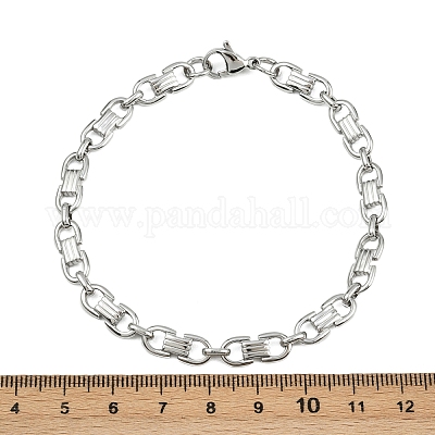 よしステンレススチール チェーンブレスレット 304ステンレススチールチェーンブレスレット（女性・男性用） PVD真空