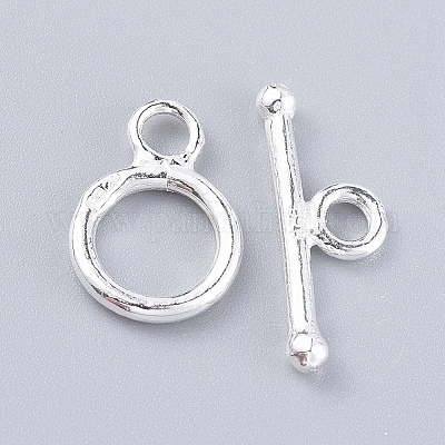 925 Sterling Silver Toggle Clasps&nbsp;X-STER-K167-078S-1