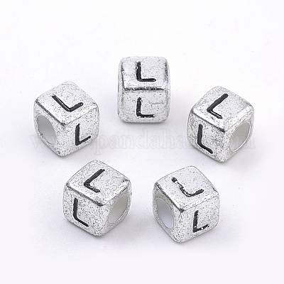 Plated Acrylic Beads&nbsp;PB43C9308-L-1