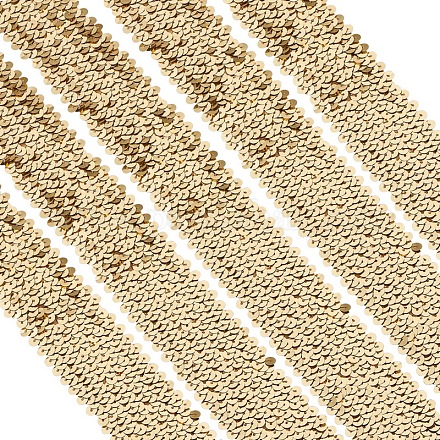 Plastic Paillette Elastic Trim PVC-PH0001-09-1