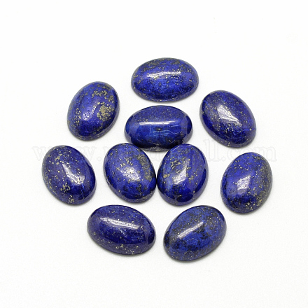 Natural Lapis Lazuli Cabochons&nbsp;G-R415-14x10-33-1