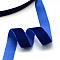 1-1/2 inch Single Face Velvet Ribbon, Dark Blue, 1-1/2 inch(38.1mm), about 25yards/roll(22.86m/roll)
