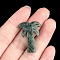 Natural Indian Agate Pendants, Coconut Tree, 28x18~22mm