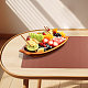 PVC マウスパッド  スエード付き  長方形  チョコレート  400x800x1.6mm&nbsp;AJEW-WH20010-32D-6