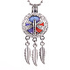Alloy Diffuser Locket Pendants&nbsp;BOTT-PW0001-052P-S-1