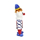 Handmade Lampwork Clown Display Decorations&nbsp;LAMP-Q005-12G-2