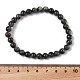 Natural Larvikite Bead Stretch Bracelets&nbsp;BJEW-K212-A-046-3