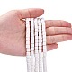 樹脂粘土ビーズ連売り  コラム  ホワイト  5~7x6mm  穴：1.5~2mm  約61~69個/連  15.74インチ&nbsp;CLAY-T001-C14-6
