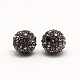 Polymer Clay Rhinestone Beads&nbsp;RB-A053-4mm-12-1