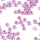 ガラスシードビーズ  セイロン  ラウンド  ミディアム蘭  8/0  3mm  穴：1mm  約10000個/ポンド&nbsp;SEED-A011-3mm-155-2