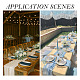 2Pcs 2 Colors Solid Color Polyester Table Runner&nbsp;DIY-TA0014-08A-6