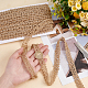Braided Jute Ribbon&nbsp;OCOR-WH0079-21A-3