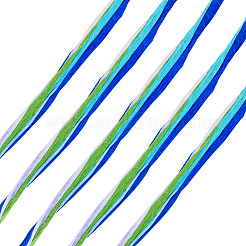 ラフィアリボン  梱包紙ひも  ギフト包装用  パーティーの装飾  クラフト織り  カラフル  3~4mm  約218.72ヤード（200m）/ロール&nbsp;OCOR-TA0004-21C