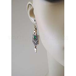 Alloy Rhinestone Dangle Earrings&nbsp;FS-WGCEAE4-01